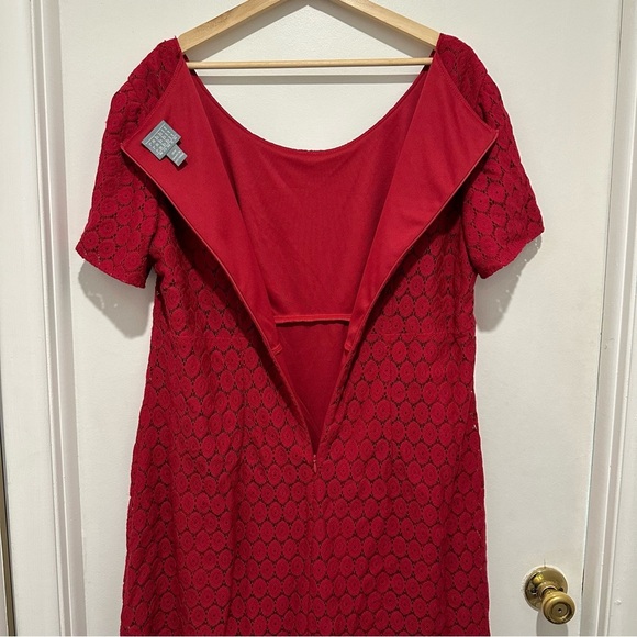 Rabbit Rabbit Rabbit‎ Dress Size 18 Red Short Sleeves Fit And Flair Women Dress - Picture 6 of 11